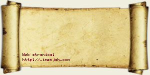 Una Milačić vizit kartica